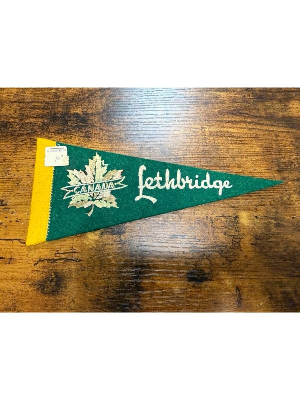 Vintage Lethbridge, Canada mini pennant